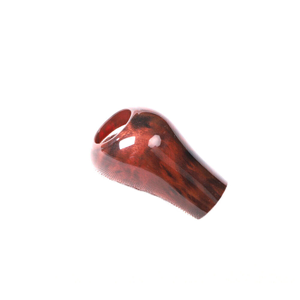 Gear Shift Knob Head Cover Trim 1PCS for Mercedes-Benz C-Class 11-13 Brown Wood