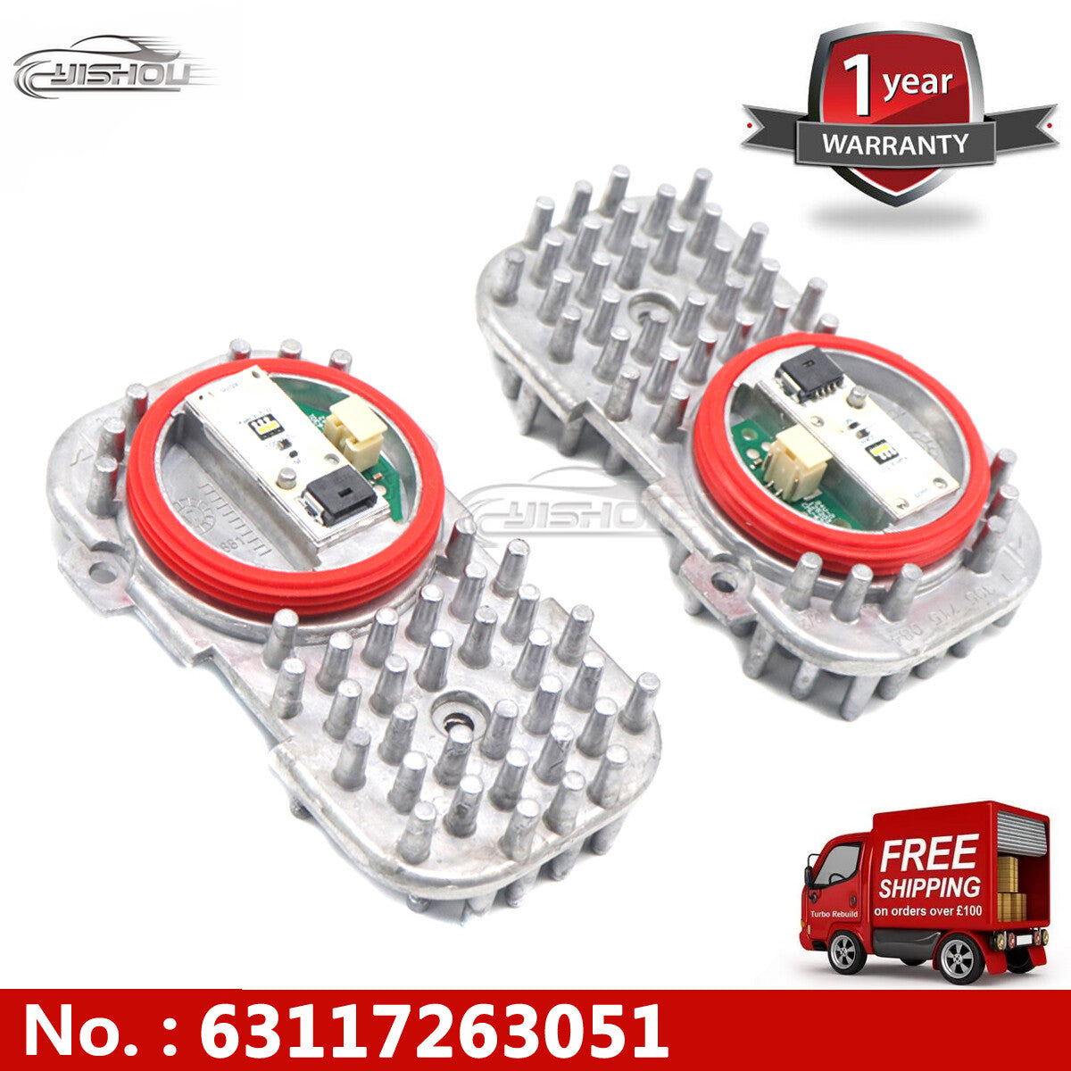 2-Piece DRL Headlight LED Lamp Insert Diode Module for BMW X6 F32 F36 F15 F16 F25