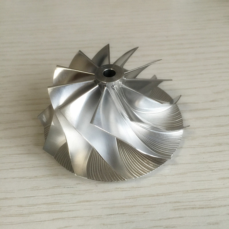 GT15-25 50.20/65.00 mm 11+0 Blade High-Performance Billet Compressor Wheel