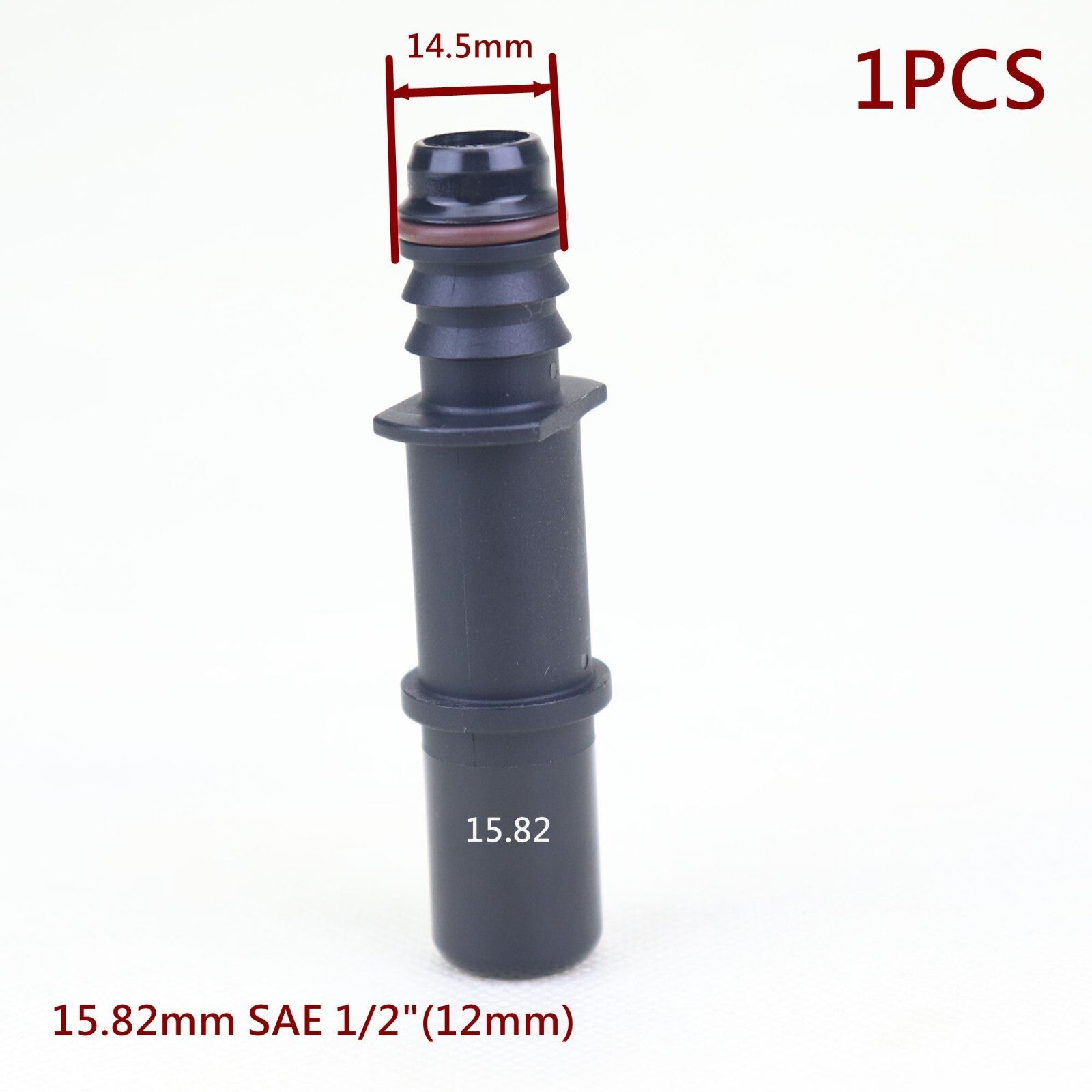 1PCS 15.82mmSAE 1/2 Male Nylon Fuel Line Quick Connect Release Hose Disconnect