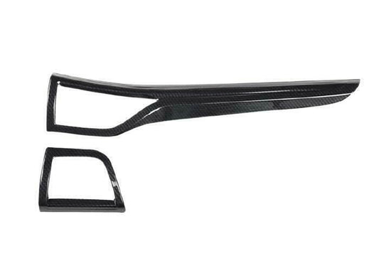 for Ford Mondeo Fusion 13-20 Carbon Fiber Central Console Instrument Strip Trim