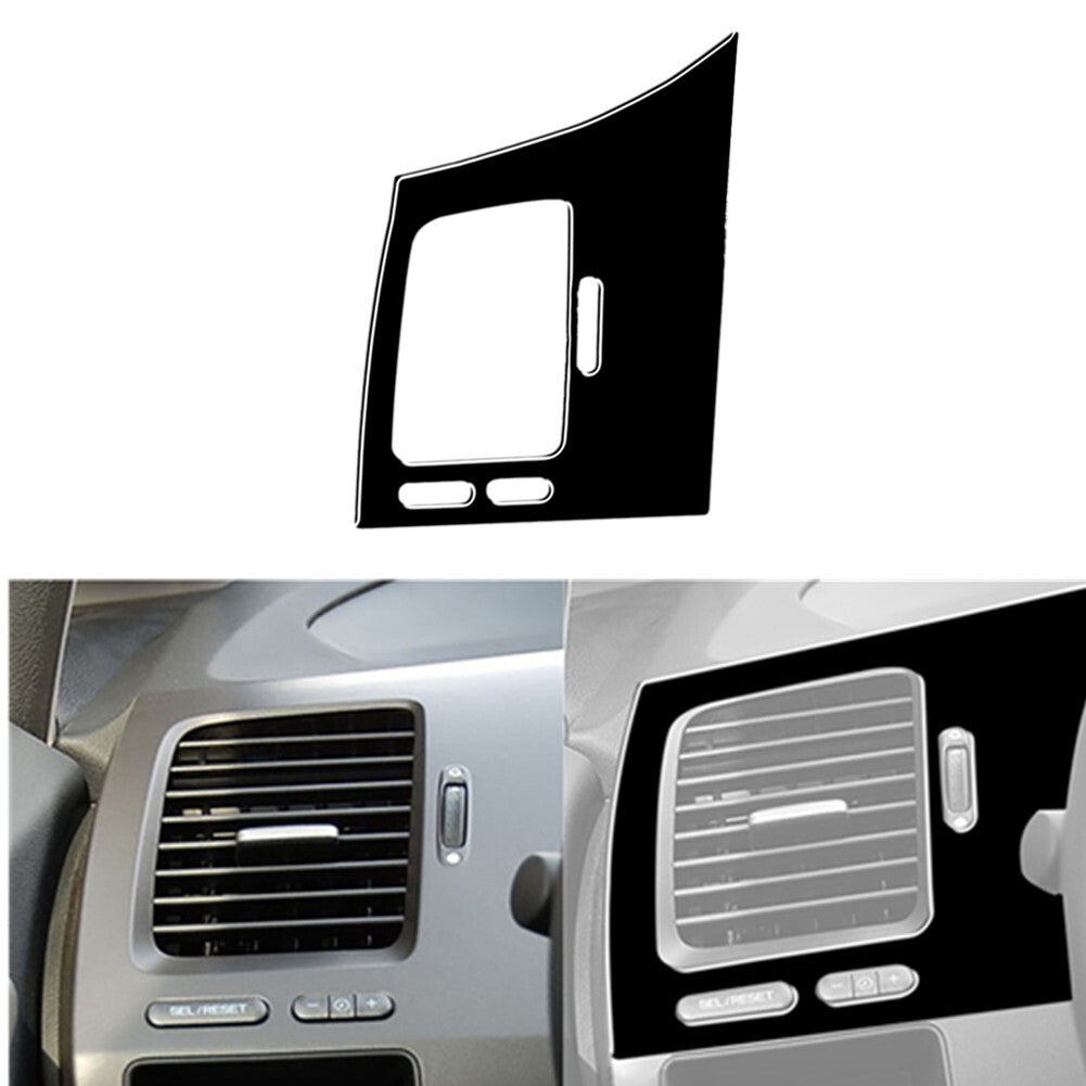 Piano Black Left Side Air Vent Panel Cover Trim for Honda for Civic 8th 2006-2011