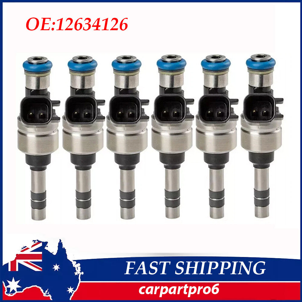 6X Fuel Injector for Buick Enclave for Cadillac for Chevy Impala for GMC 12634126 JSD9-B1