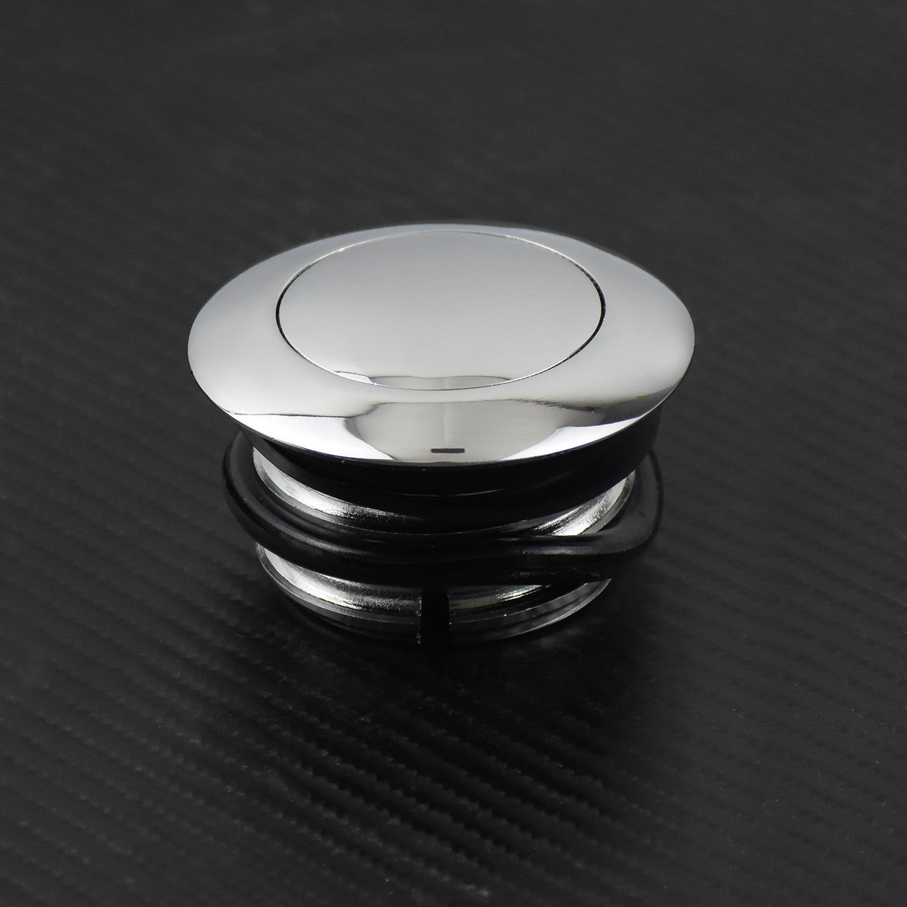 Chrome Flush Pop Up Gas Cap Fuel Tank Screw Fit for Harley Sportster Touring FXD