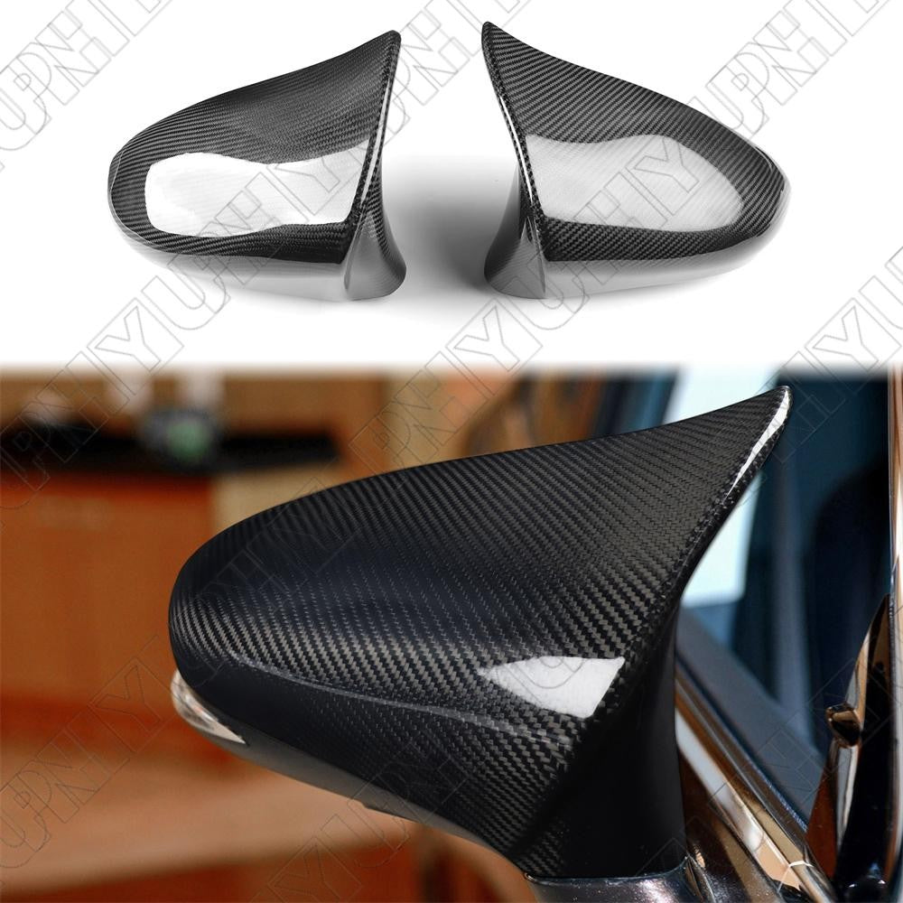 M Horn Style Carbon Fiber Side Mirror Cover Cap for Lexus IS200 300 350 14-2020