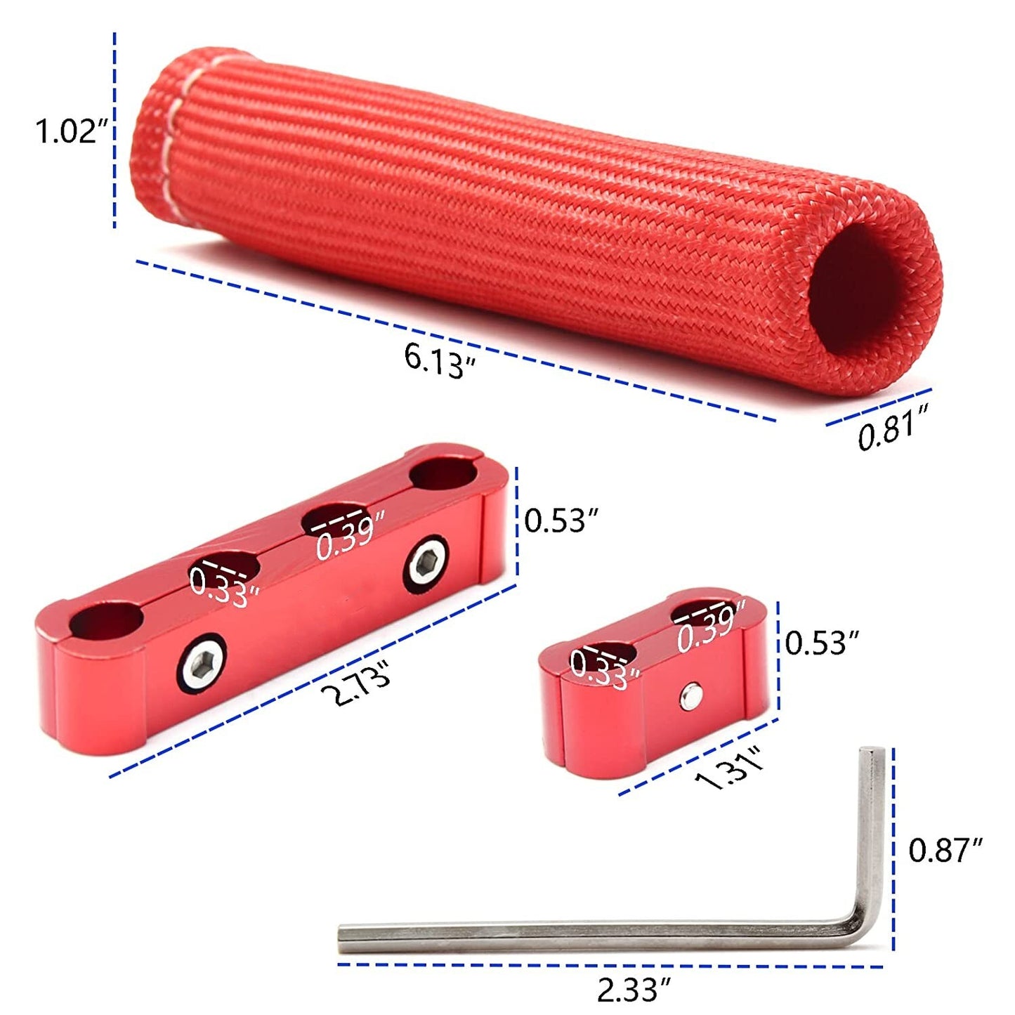 Spark plug heat protector + 12-piece engine spark plug wire separator/splitter