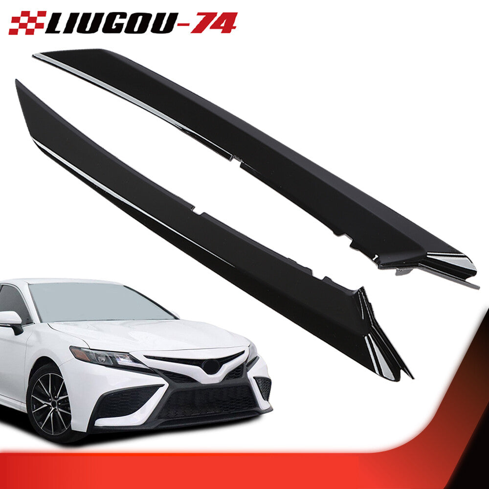 Suitable for 18, 19, 20, 21, and 22 year old for Toyota for Camry SE/XSE front grille and headlight trim molding.