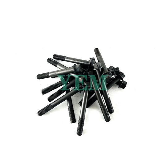 1 Set Engine Head Bolt 18pcs For Yanmar 4TNV98 Engine 4TNV98 Cylinder Head Bolt