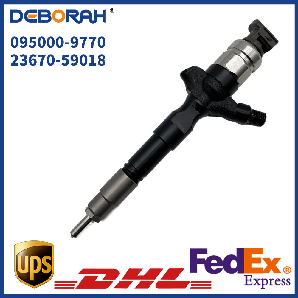 Diesel Fuel Injector 095000-9770 23670-59018 for Toyota for Land Cruiser V8 1VD-FTV