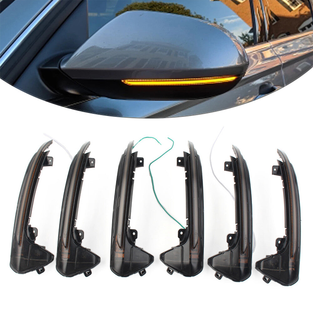 Sequential LED Side Mirror Turn Signal Light for Audi A6 C7 C7.5 RS6 S6 4G 12-18
