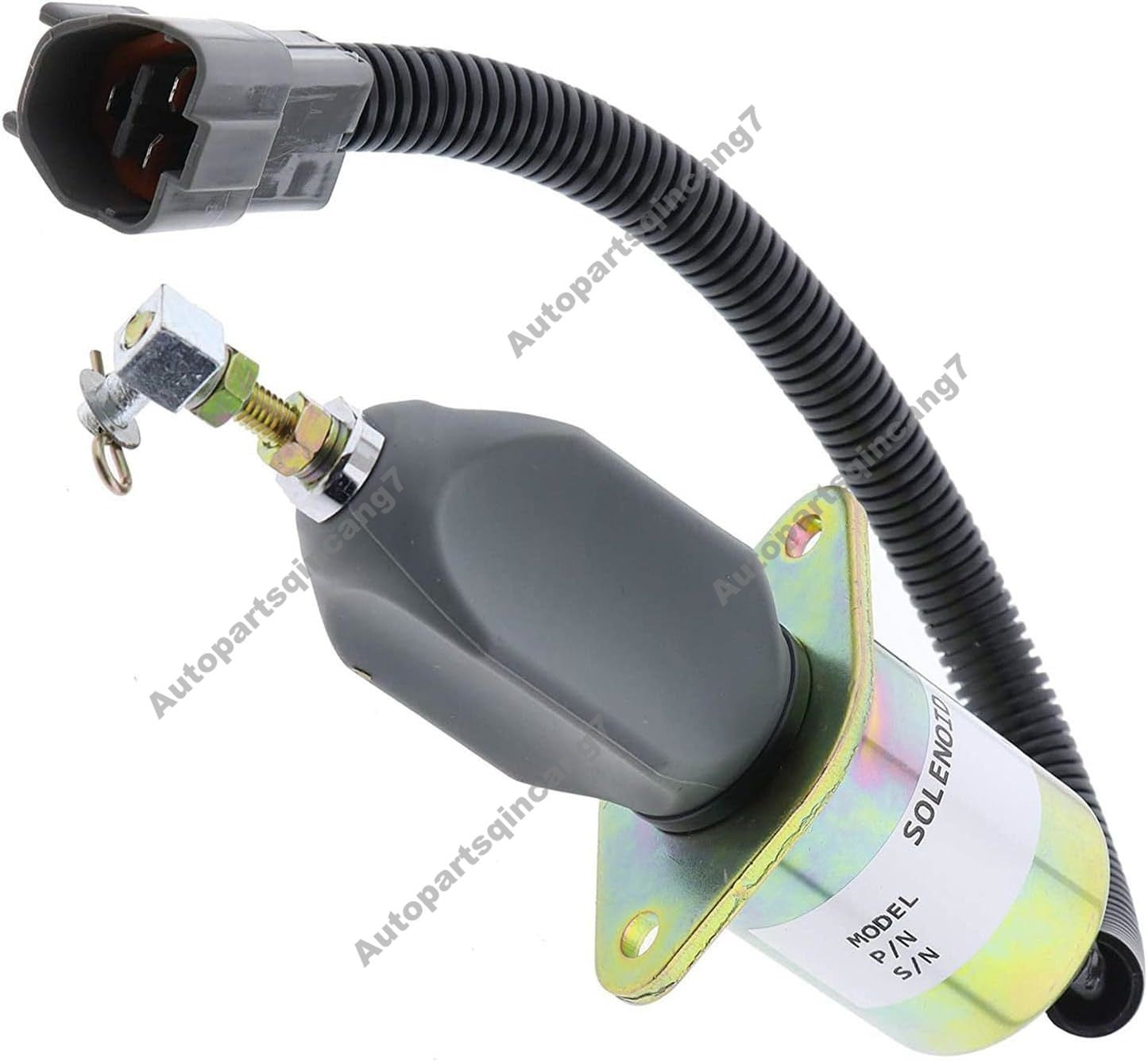 12V 3A Fuel Stop Oil Solenoid Valve 1751ES-12A3UC12BIS for Hyundai R60-5 R335-7