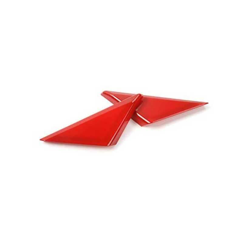 Fit for Ford for Mustang 2015-2022 Paint Red Front Triangle A Pillar Cover Trim 2PCS