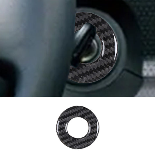 Engine Start Stop Button Trim Panel Carbon Fiber for Toyota FJ Curiser 2007-2021