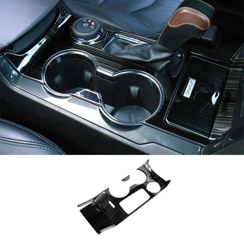 Central Console Gear Shift Panel Trim for Ford Explorer 2016-2019 Black Titanium