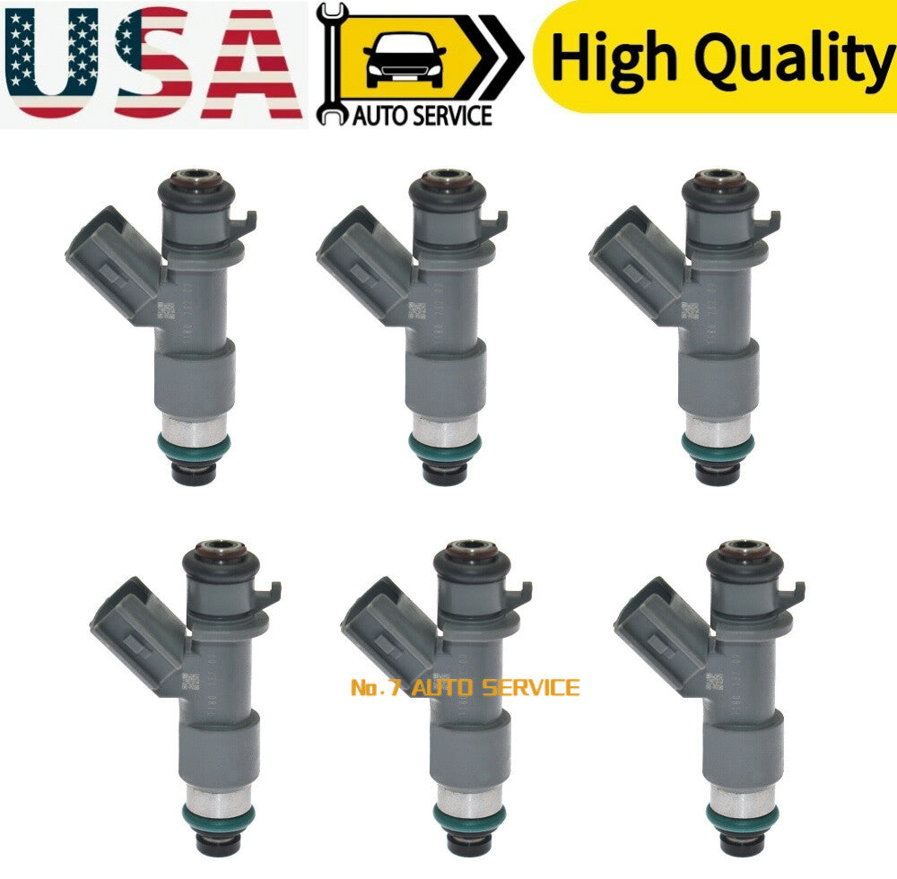 6PCS Fuel Injectors 16450-R70-A01 for Honda Accord for Acura MDX TL TSX 3.5L 3.7L