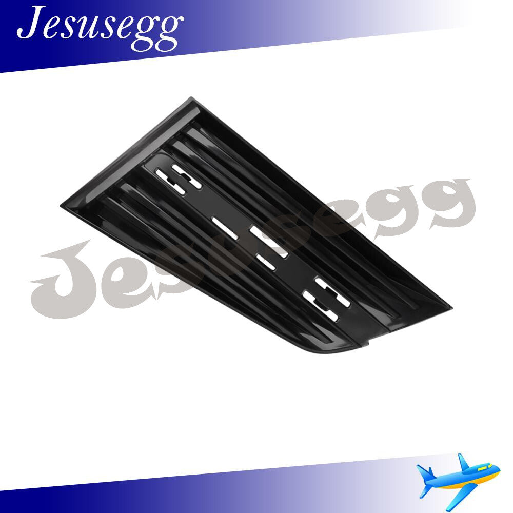 Car Front Left Bumper Lower Fog Light Grill Cover Fit for Cadillac ATS Black