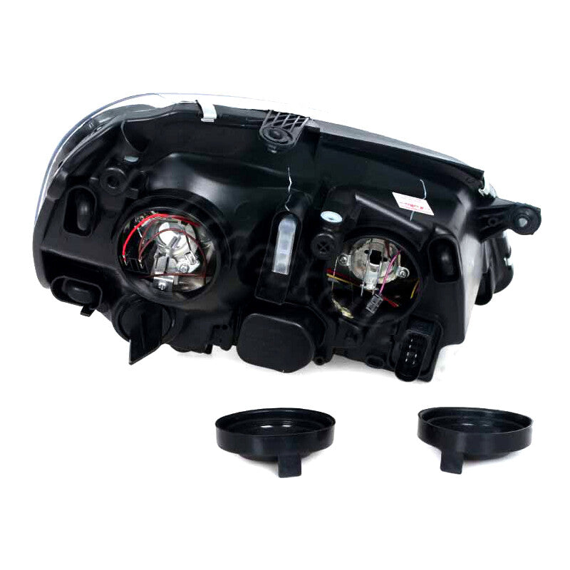 The left front bumper fog light and white headlight assembly are suitable for Volkswagen POLO 9N3 (2006-2010).