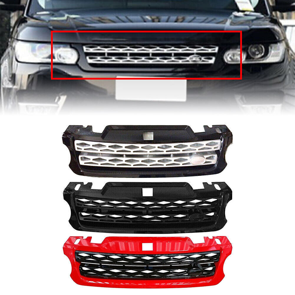 Front Bumper Mesh Grille Upper Grill Fit for Range Rover Sport 2014-2017 2016 15