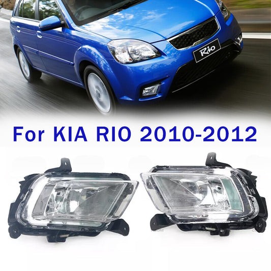 Pair for KIA RIO 2010 2011 2012 Front Bumper Driving Lamp Fog Lamp Left Right