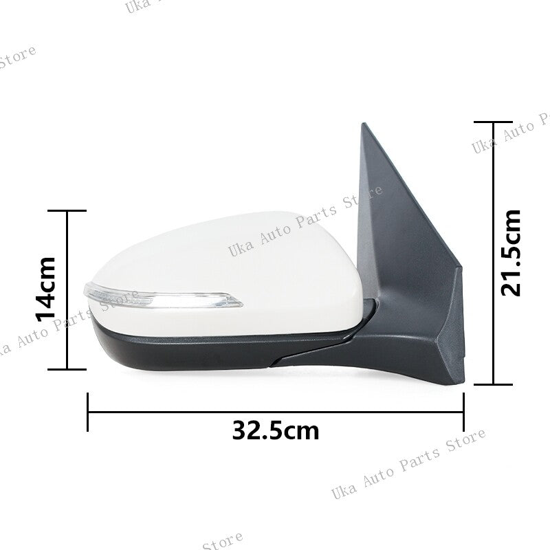 Right Side Door Rearview Mirror 5-Pin W/ Turn Signal for Hyundai I20 2016 2017