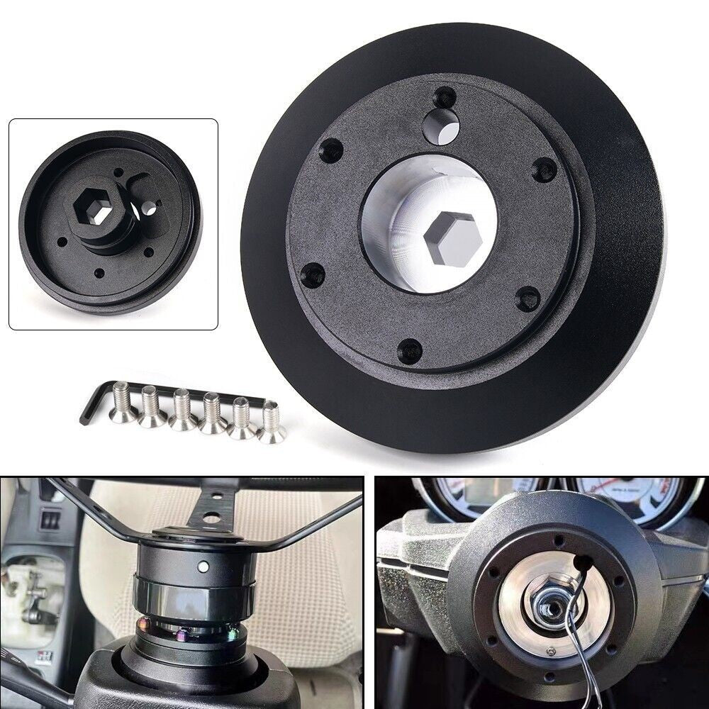 175H Steering Wheel 6-Hole Short Thin HUB Adapter Kit for Ford for Mustang 2005-2019