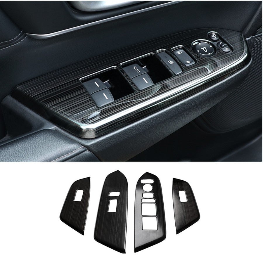 for Honda CR-V 2017-2022 GL Black titanium window lift panel switch cover trim