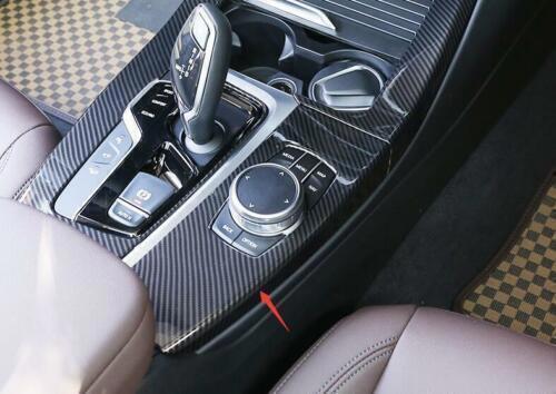 ABS Carbon Fiber Panel Trim for BMW X3 G01 2018-2021 Console Multimedia Frame 1P