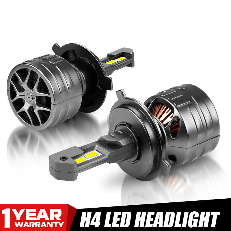 2PCS H4 LED Headlight Bulbs Low Beam Conversion Kit Super Bright White 150W 12V