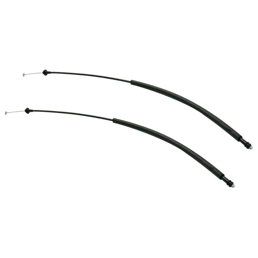 2PCS Rear Door Latch Release Cables for 1998-2002 for Dodge for Ram 1500 2500 350 Black