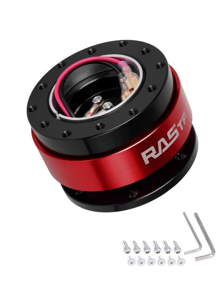 6 Bolt Universal Car Steering Wheel Ball Quick Release Hub Adapter Snap Off Kit
