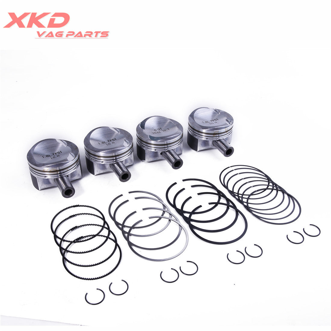 1.8T EA888 Piston Assembly with Upgraded Wave Scraper Ring for Volkswagen for Passat CC