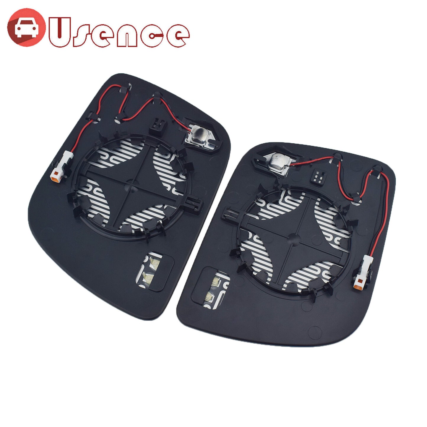 2Pcs Left Right Side Mirror Glass Blind Spot For 11-17 for Ford Explorer BB5Z17K707D