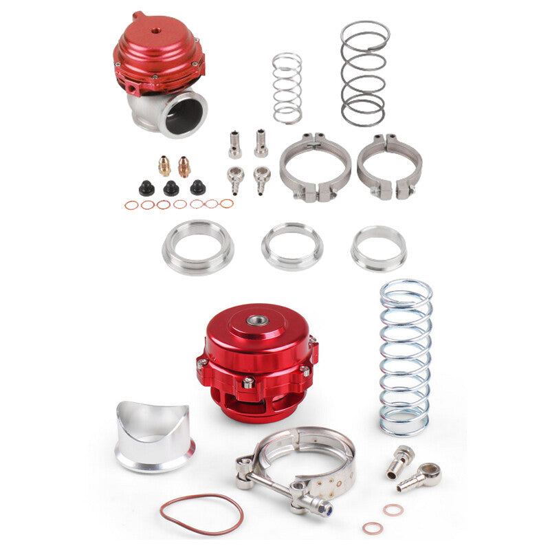 50mm Turbocharger V-Band Blow Off Valve + 44mm MVR External Wastegate V-flange
