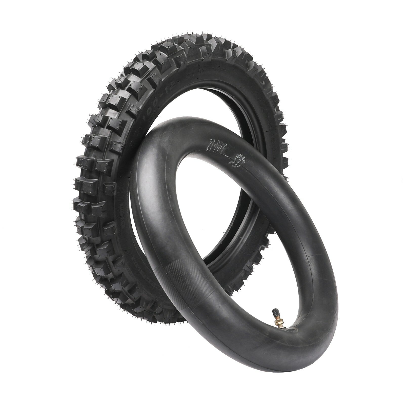 12-inch rear tire, 3.00-12 tire and tubed tire bicycles YZ50, YZ60, PW80, TTR90, TTR110, 80/100-12
