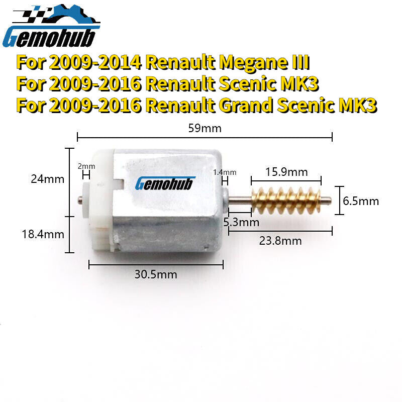 846300003 Power Trunk Lock Latch motor for Renault Megane Scenic Grand Scenic