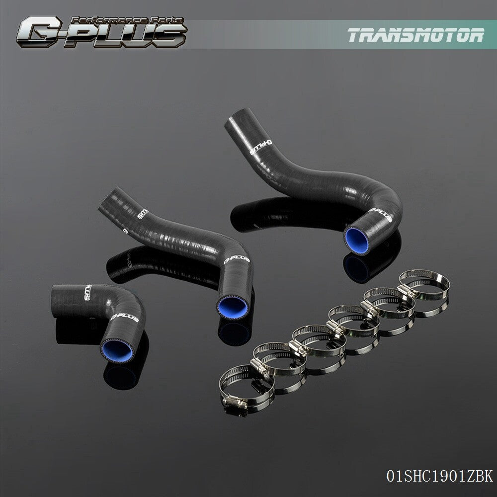 new Sport Silicone Radiator Hose Kit for Subaru for Swift MK4 M15A M16A (Black)