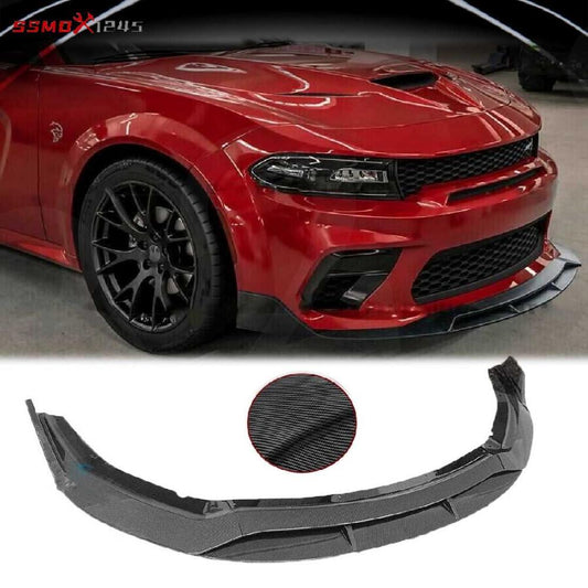 For 2020-2022 for Dodge Charger SRT Hellcat Scat Widebody Front Bumper Lip Splitter