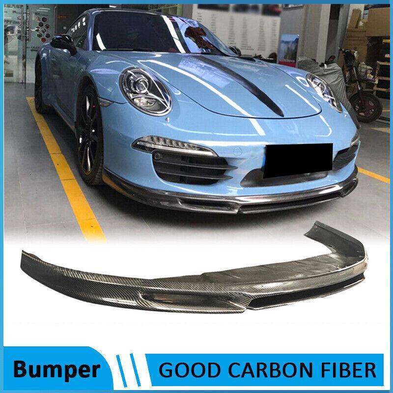 Carbon fiber front bumper lip for Porsche 911 991 991.1 2012 - 2015