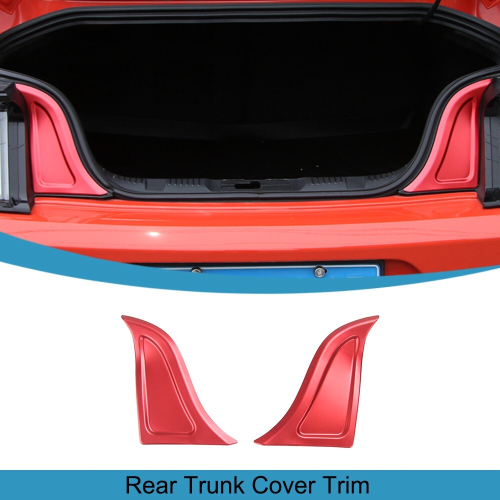 Rear Trunk Plate Panel Sheet Cover Trim for Ford for Mustang 2015-2023 Accessories