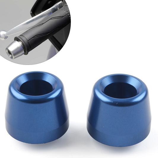 2¢ªCNC-Lenkergriffe Lenkerendschieberkappe f¨¹r for YAMAHA YZFR1 YZF-R1 2015-2023 Blau