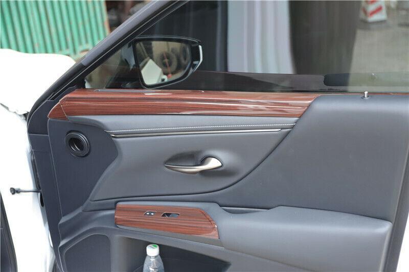 for Lexus ES250 300h 350 2019-2022 Red Wood Grain Window Lift Panel Switch Cover
