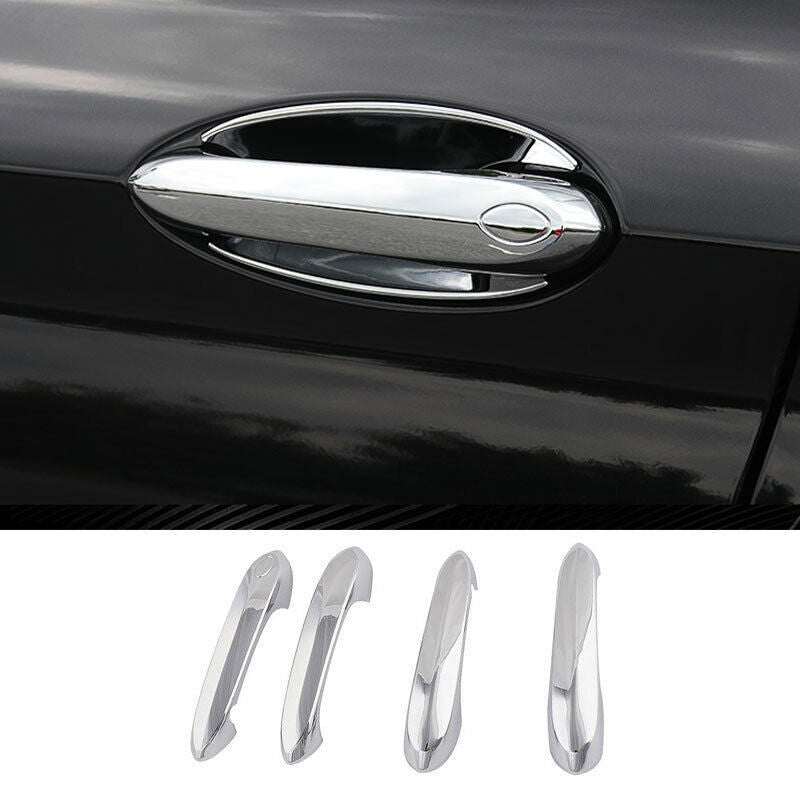 for BMW 3-Series 2019-2023 G20 Chrome Exterior Outside Door Handle Cover Trim 4P
