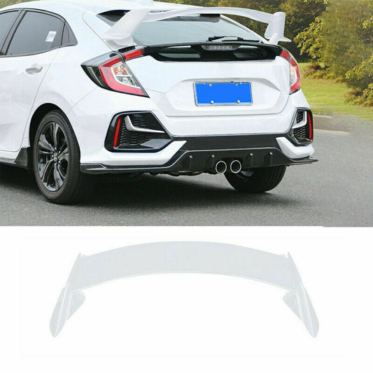 for Honda for Civic Hatchback 2017-2021 Type-R White Rear Trunk Lip Spoiler Bar Wing