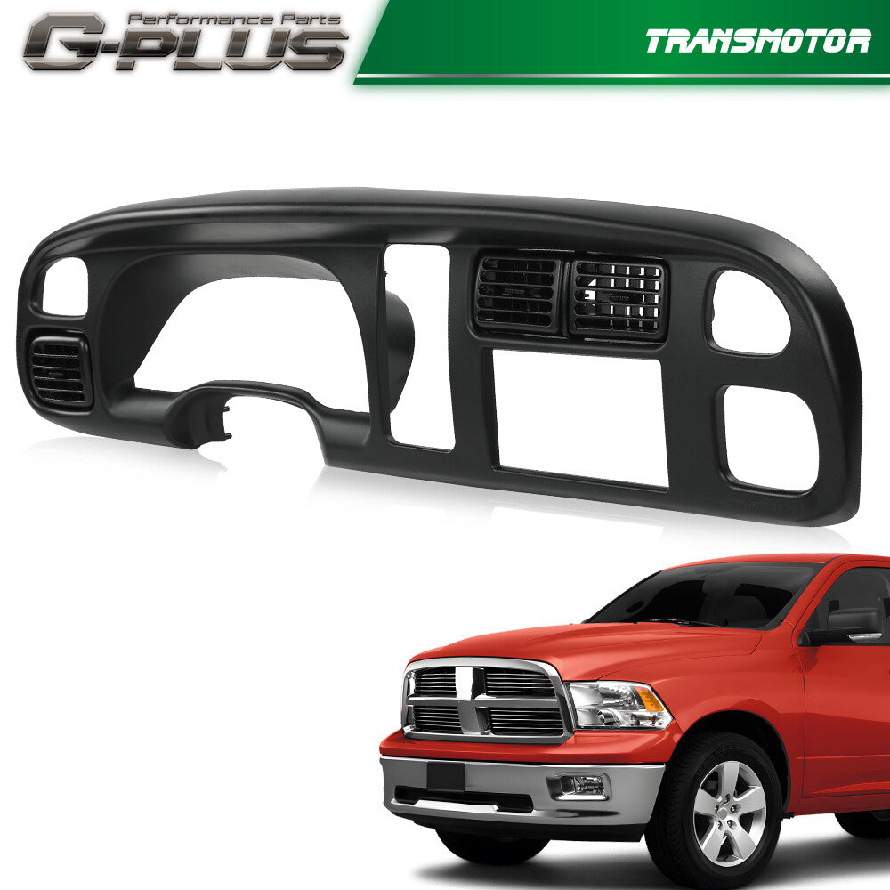 Suitable for Dodge for Ram 1500 2500 98-02 Dual Din 2-DIN Complete Dashboard Kit with Vents