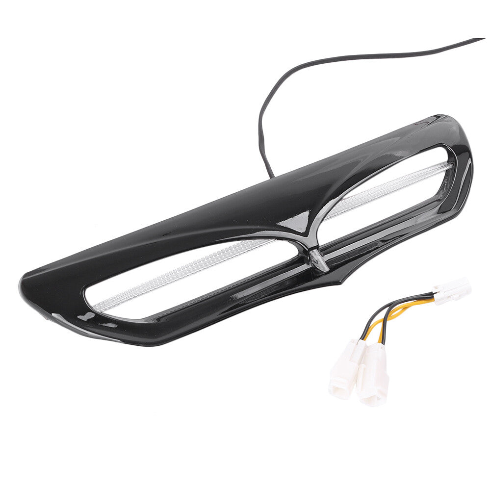 Motorcycle Batwing Fairing Vent Trim LED Light Fit for Harley 14-UP FLHX FLHTCU ABS