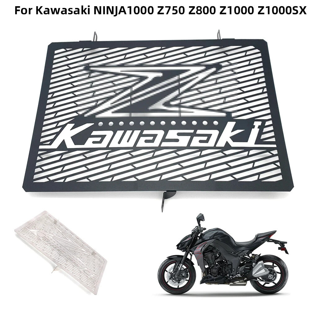 Z1000 Z800 Motorcycle Stainless Steel Radiator Protector Guard Grill Cover For