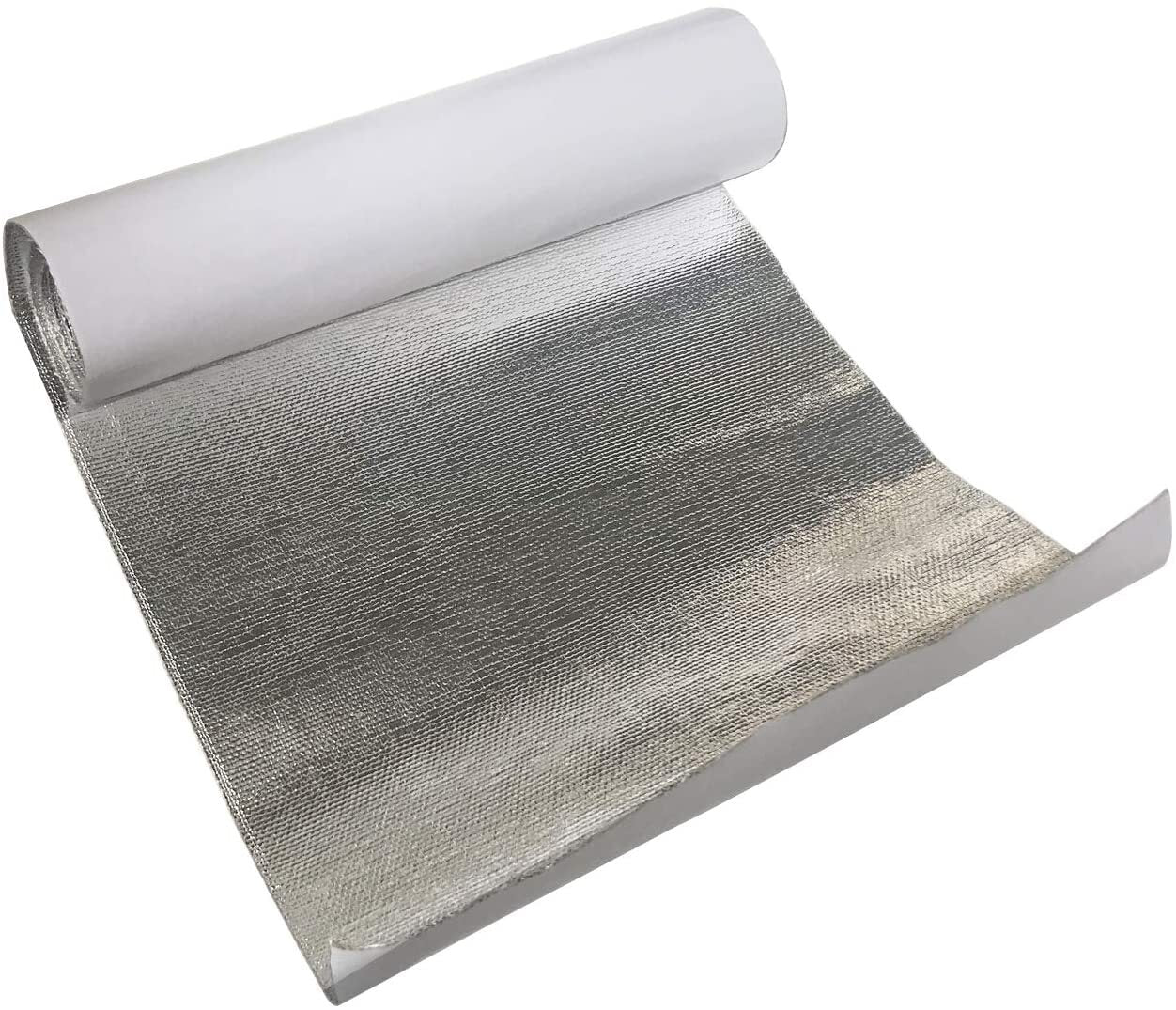 Aluminized heat shield thermal barrier adhesive-backed heat insulation sleeve 40x47