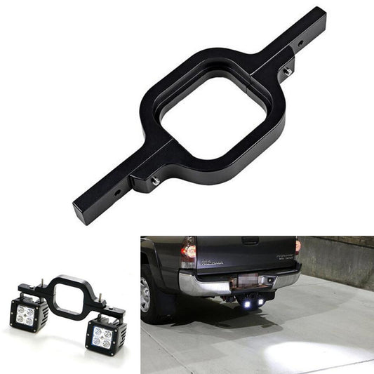 Car Off-Road Truck Towing Hitch Mount Bracket LED Pod Backup Reverse Lamp Holder
