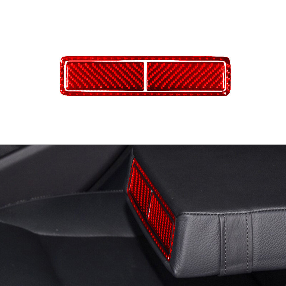 Red Rear Armrest Trim Panel for Mercedes-Benz CLA 2014-2018/GLA 2015-2018