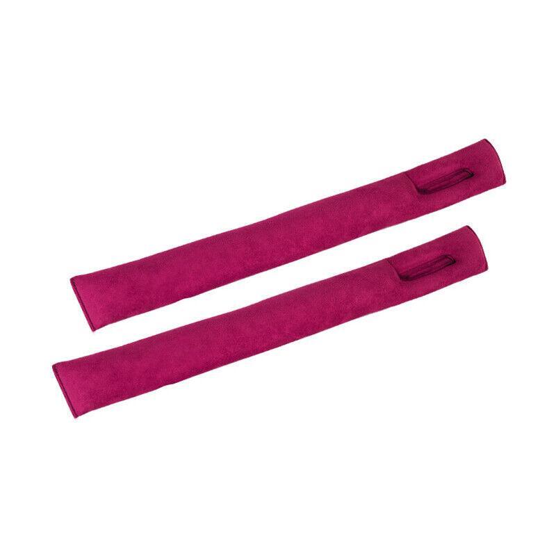 Red Suede for Seat Anti-Clogging Leakproof Strip 2pcs for Toyota for Sienna 2015-2020